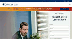 Desktop Screenshot of crosleylaw.com